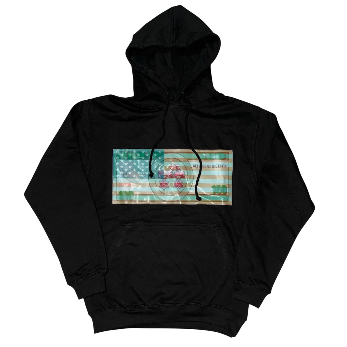 $$ TRUCK HOODIE BLACK