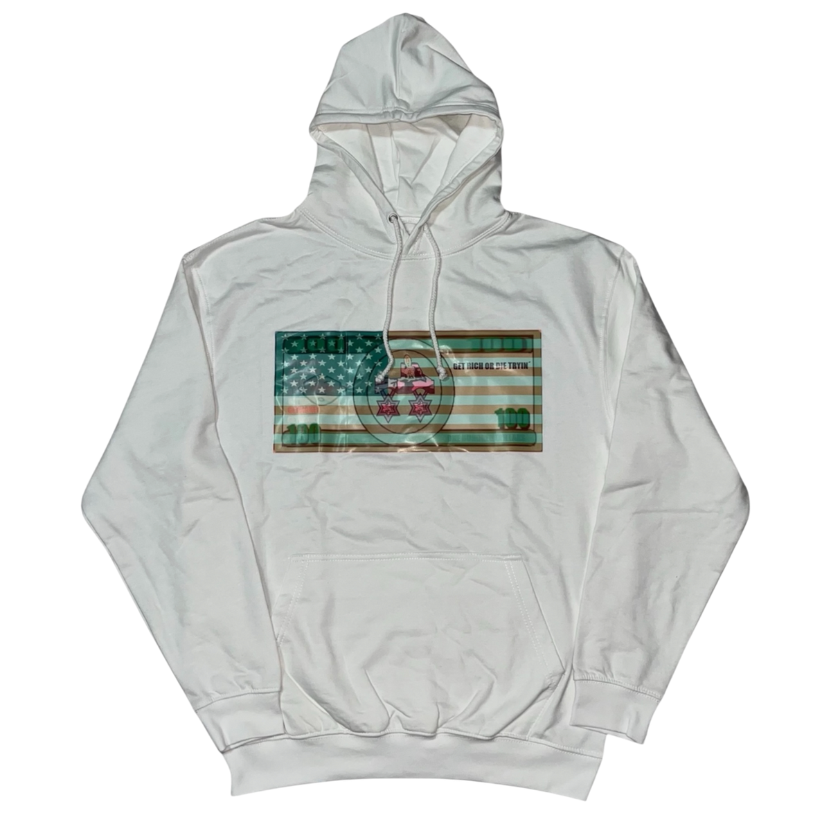 $$ TRUCK HOODIE WHITE