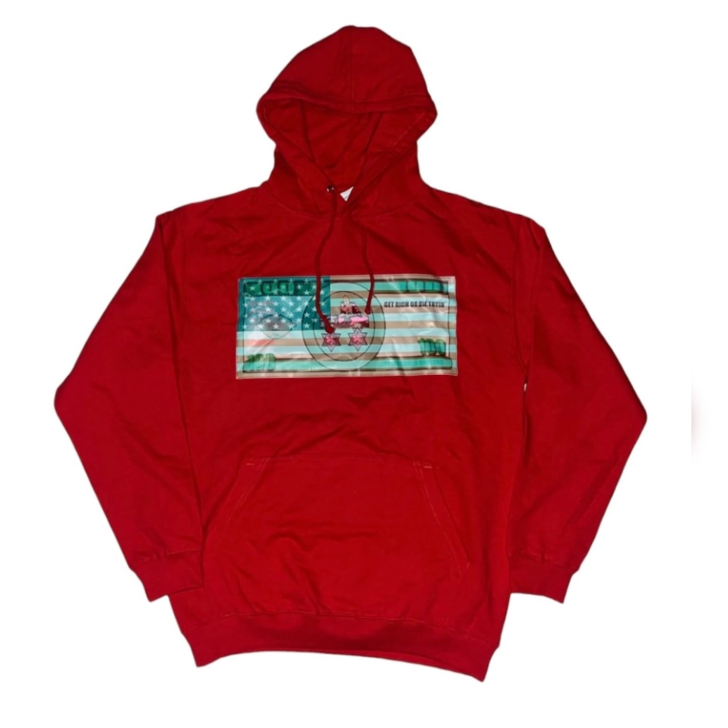 $$ Truck Hoodie Red (BONUS PIECE)